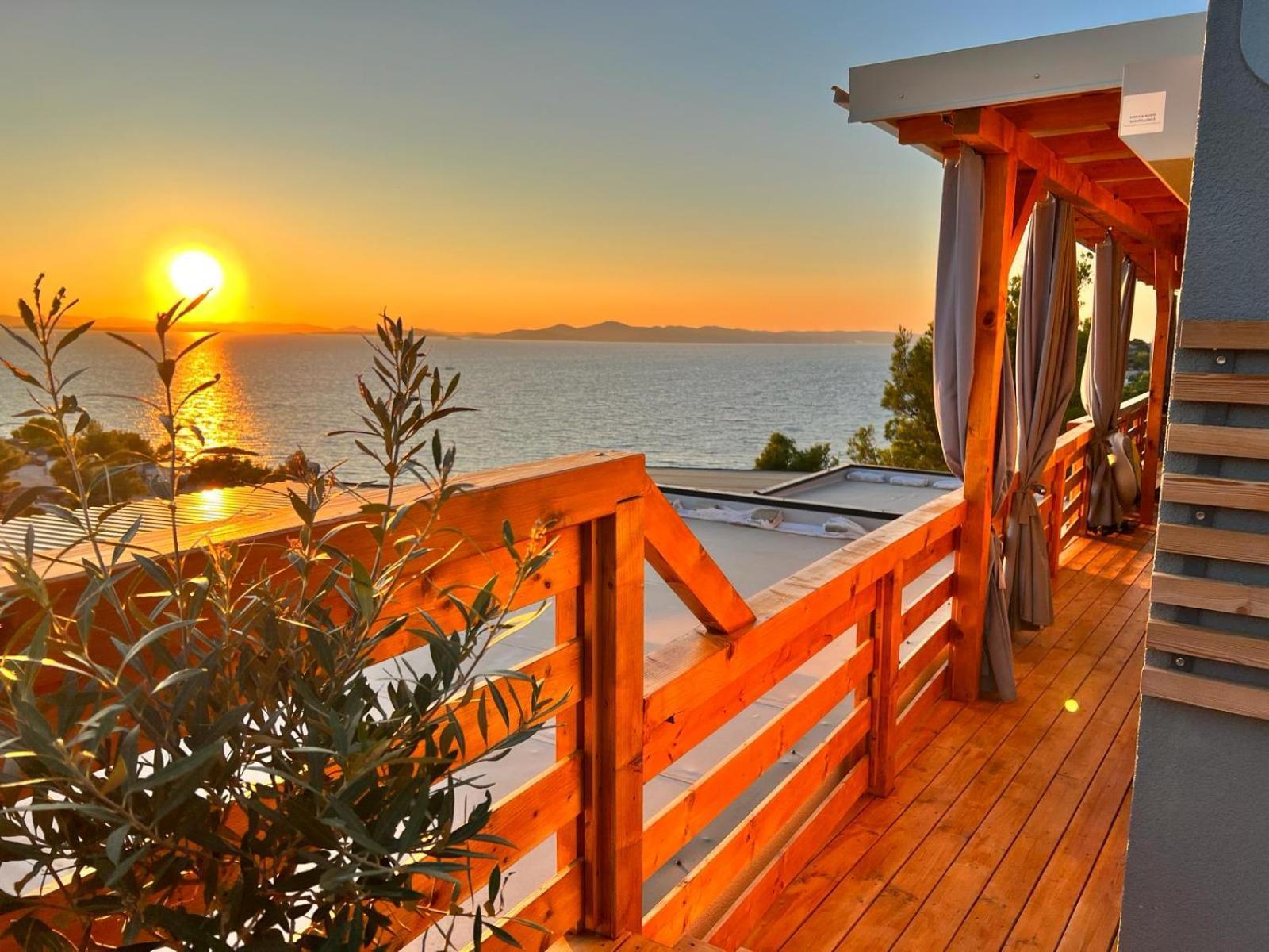 D-View Premium Mobile Home - Panoramic Seaview - 150 M From Beach, Free Parking Drage Exterior photo