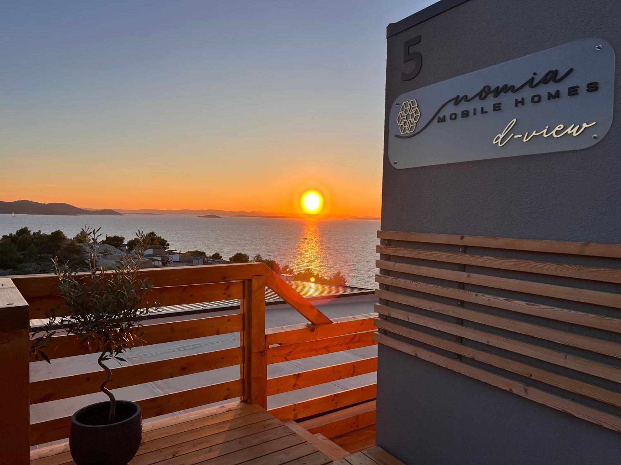 D-View Premium Mobile Home - Panoramic Seaview - 150 M From Beach, Free Parking Drage Exterior photo