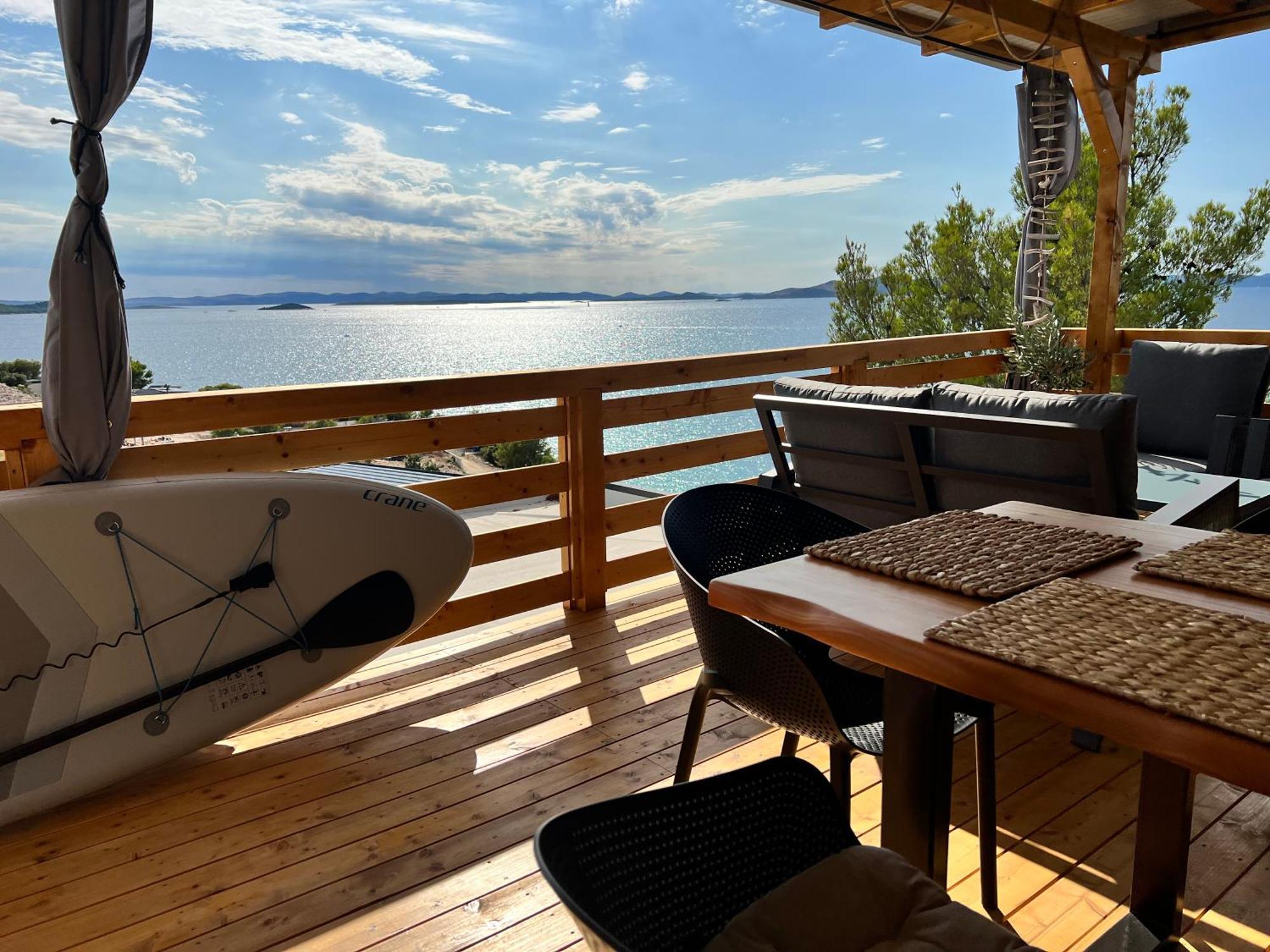 D-View Premium Mobile Home - Panoramic Seaview - 150 M From Beach, Free Parking Drage Exterior photo