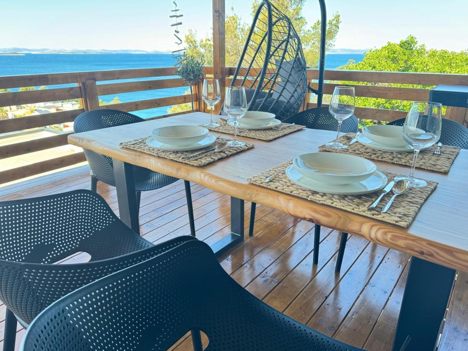 D-View Premium Mobile Home - Panoramic Seaview - 150 M From Beach, Free Parking Drage Exterior photo